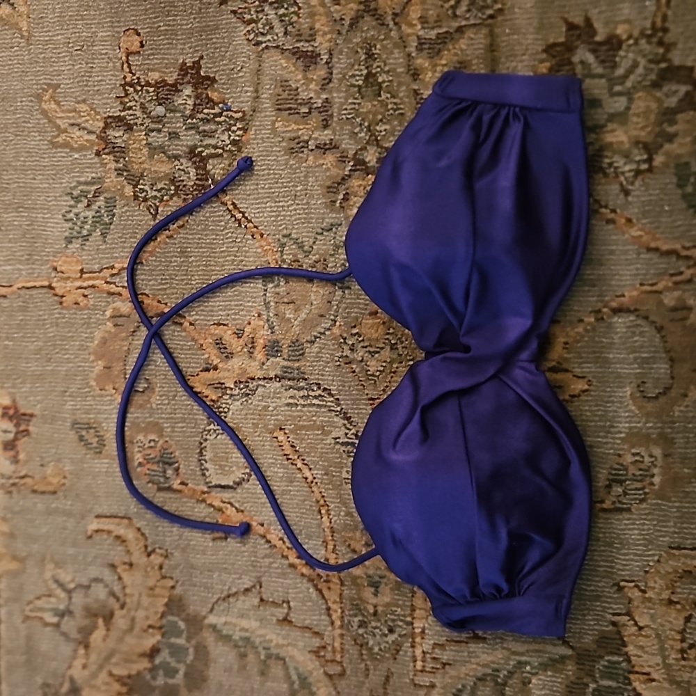 Purple victorias secret bathing suit top